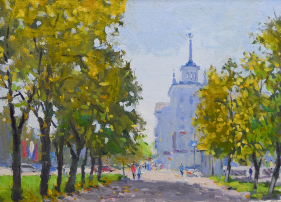«Солнечный день». Холст, масло. 30*40 см. 2022 г.