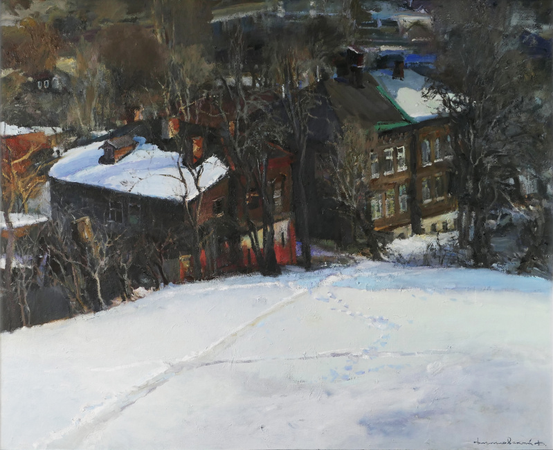 «В глубинке». Холст, масло. 60*80 см. 2022 г.