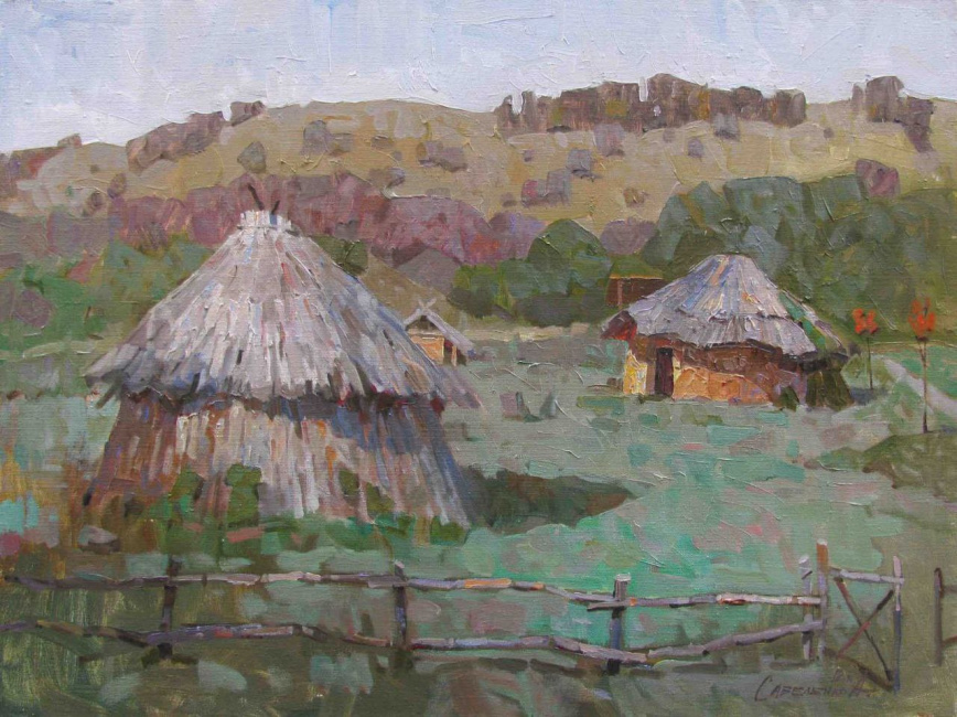 «Древнее место». Холст, масло. 56*75 см. 2012 г.